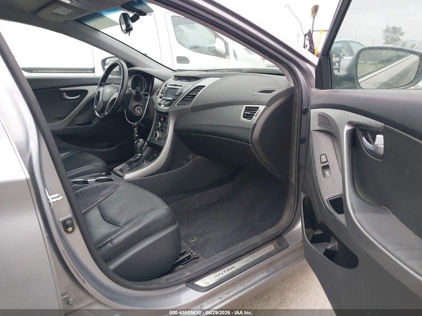 2015 Hyundai Elantra VIN KMHDH4AE6FU301249 IAAI salvage auction — FRONT END, Salvage (California), sold $1,600 on 2026-07-15 (photo 5)