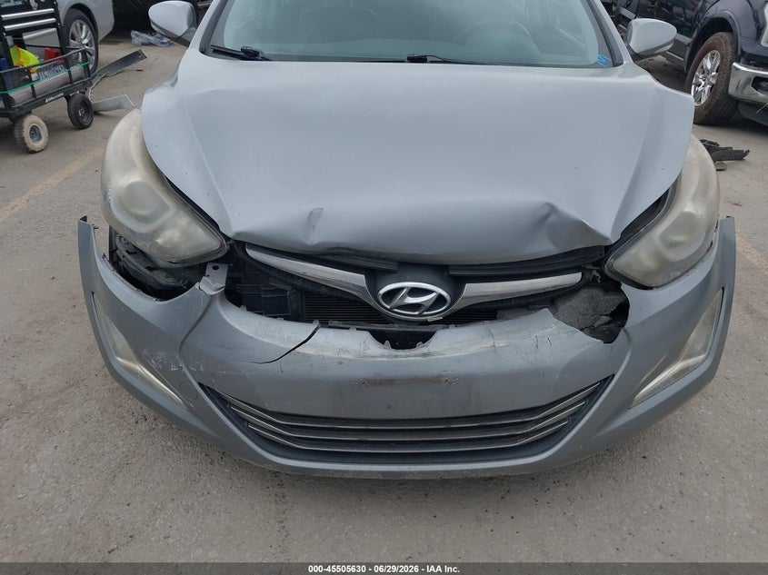2015 Hyundai Elantra VIN KMHDH4AE6FU301249 IAAI salvage auction — FRONT END, Salvage (California), sold $1,600 on 2026-07-15 (photo 6)