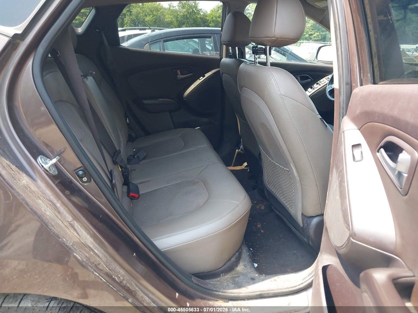 2014 Hyundai Tucson VIN KM8JU3AG3EU802866 IAAI salvage auction — REAR END, Mv-907A (New York), sold $1,250 on 2026-07-09 (photo 8)