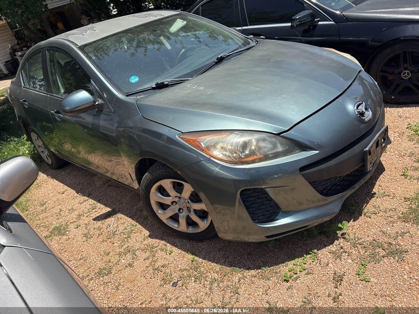 2012 Mazda 3 VIN JM1BL1UF3C1526772 IAAI salvage auction — NORMAL WEAR, Clear (Texas), sold $275 on 2026-07-09 (photo 1)