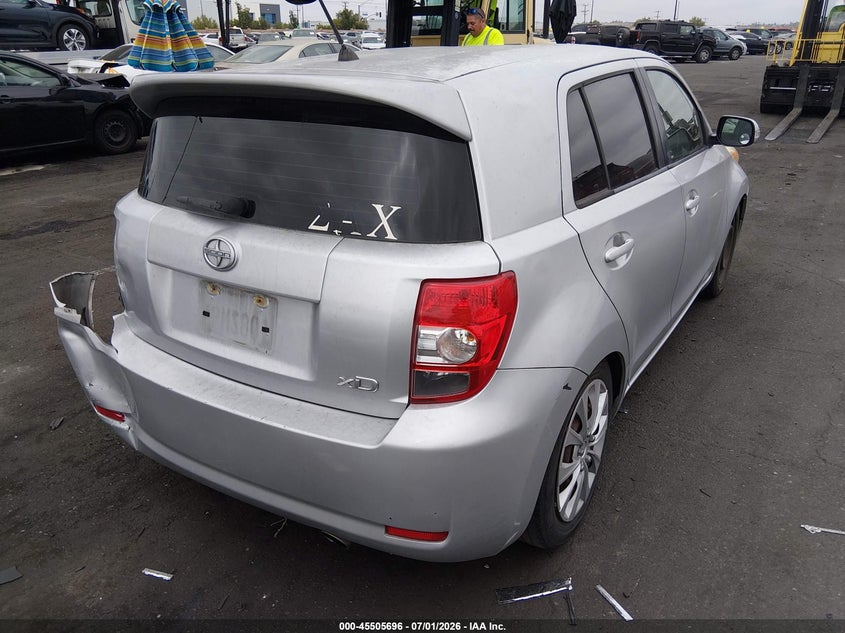 2010 Scion Xd VIN JTKKU4B48AJ058009 IAAI salvage auction — LEFT REAR, Salvage Certificate (California), sold $625 on 2026-07-24 (photo 4)