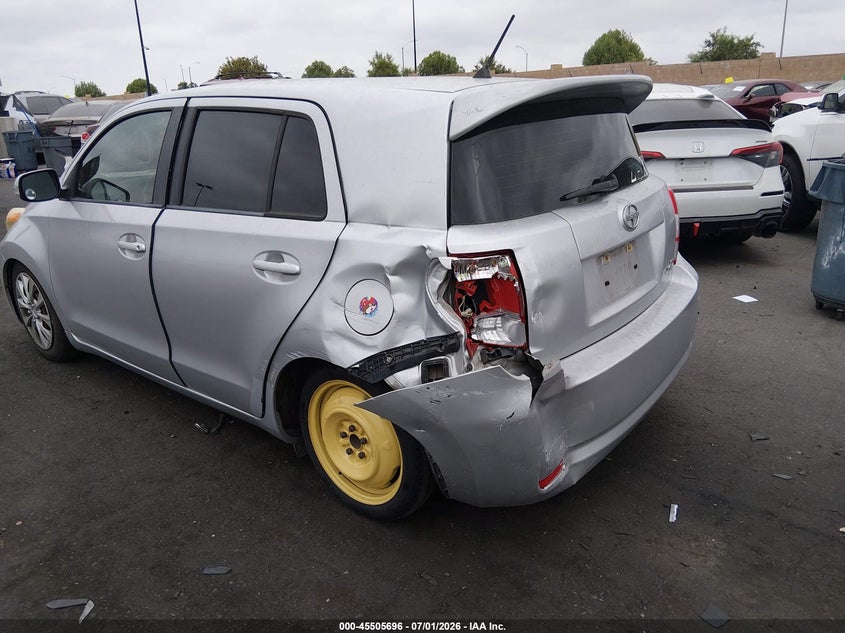 2010 Scion Xd VIN JTKKU4B48AJ058009 IAAI salvage auction — LEFT REAR, Salvage Certificate (California), sold $625 on 2026-07-24 (photo 6)