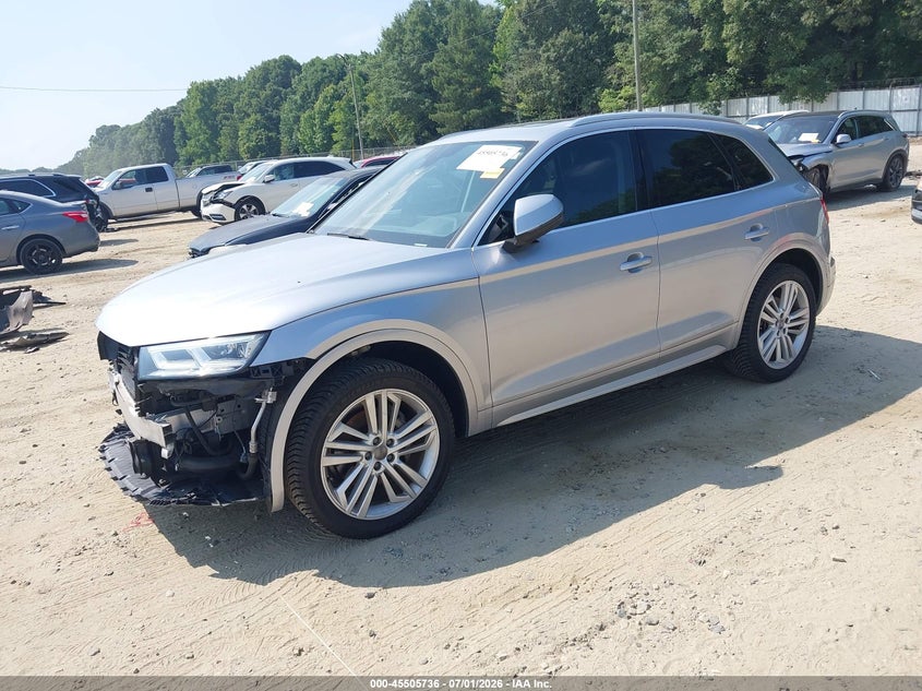 2018 Audi Q5 VIN WA1BNAFYXJ2245207 IAAI salvage auction — FRONT END, Salvage (Georgia), sold $9,700 on 2026-07-22 (photo 2)