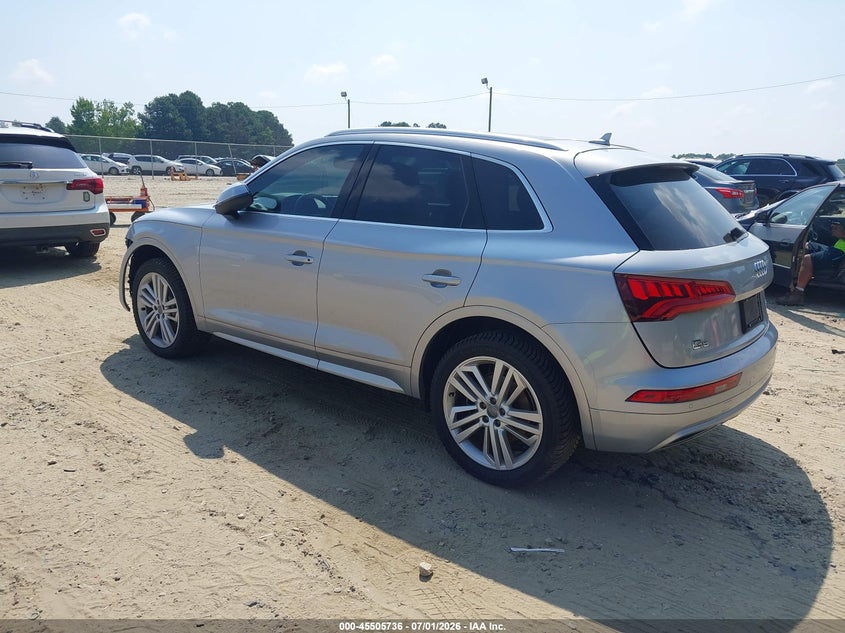 2018 Audi Q5 VIN WA1BNAFYXJ2245207 IAAI salvage auction — FRONT END, Salvage (Georgia), sold $9,700 on 2026-07-22 (photo 3)