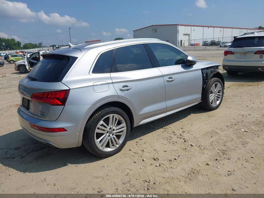 2018 Audi Q5 VIN WA1BNAFYXJ2245207 IAAI salvage auction — FRONT END, Salvage (Georgia), sold $9,700 on 2026-07-22 (photo 4)
