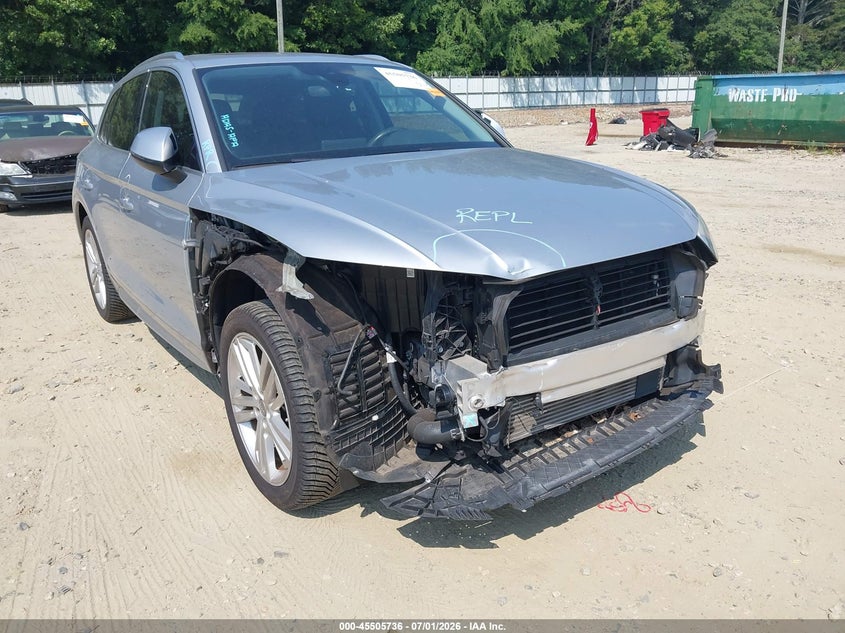 2018 Audi Q5 VIN WA1BNAFYXJ2245207 IAAI salvage auction — FRONT END, Salvage (Georgia), sold $9,700 on 2026-07-22 (photo 6)