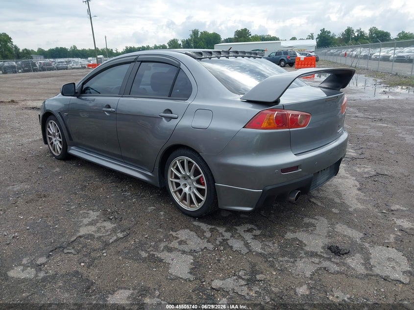 2015 Mitsubishi Lancer evolution VIN JA32W7FV6FU028467 IAAI salvage auction — NORMAL WEAR, Clear (Virginia), sold $7,600 on 2026-07-10 (photo 3)