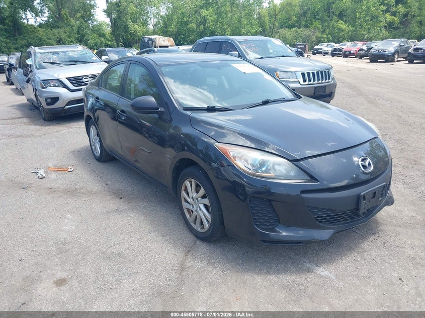 2012 Mazda 3 VIN JM1BL1V73C1596294 IAAI salvage auction — THEFT, Salvage (Ohio), sold $300 on 2026-07-28 (photo 1)