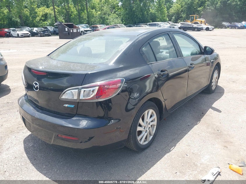 2012 Mazda 3 VIN JM1BL1V73C1596294 IAAI salvage auction — THEFT, Salvage (Ohio), sold $300 on 2026-07-28 (photo 4)