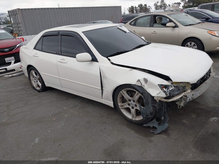 2001 Lexus Is 300 VIN JTHBD182010007183 IAAI salvage auction — FRONT END, Salvage (California), sold $600 on 2026-07-23 (photo 1)