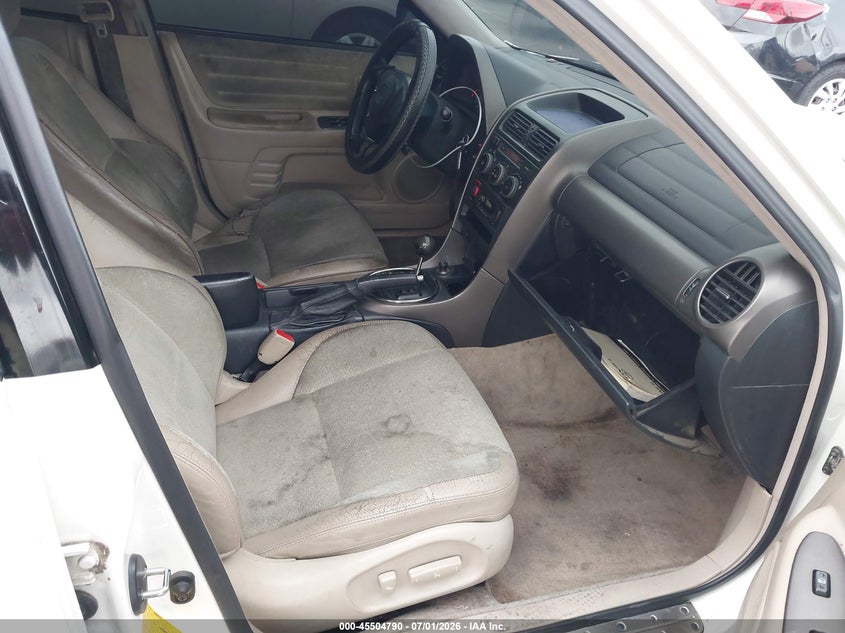 2001 Lexus Is 300 VIN JTHBD182010007183 IAAI salvage auction — FRONT END, Salvage (California), sold $600 on 2026-07-23 (photo 5)