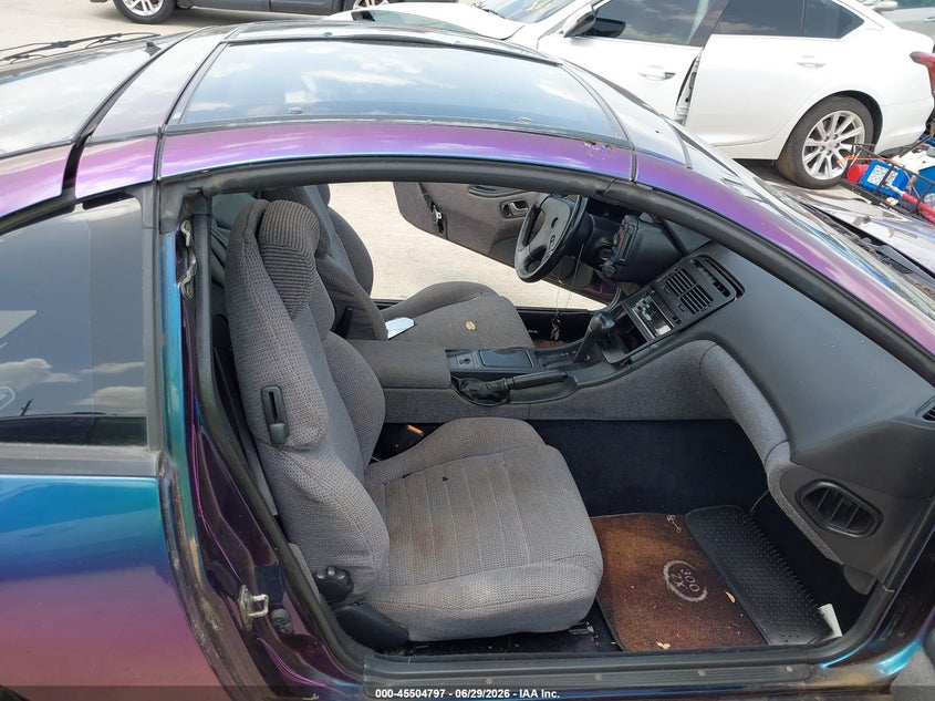 1990 Nissan 300zx VIN JN1RZ24A2LX000639 IAAI salvage auction — FRONT & REAR, Salvage (Texas), sold $1,000 on 2026-07-31 (photo 8)