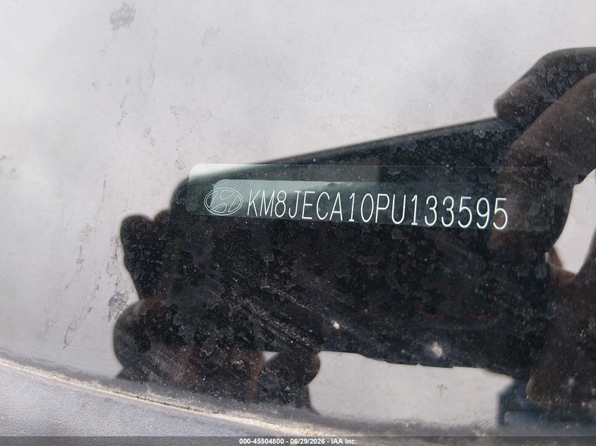 2023 Hyundai Tucson VIN KM8JECA10PU133595 IAAI salvage auction — RIGHT FRONT, Salvage (California), sold $2,550 on 2026-07-29 (photo 9)
