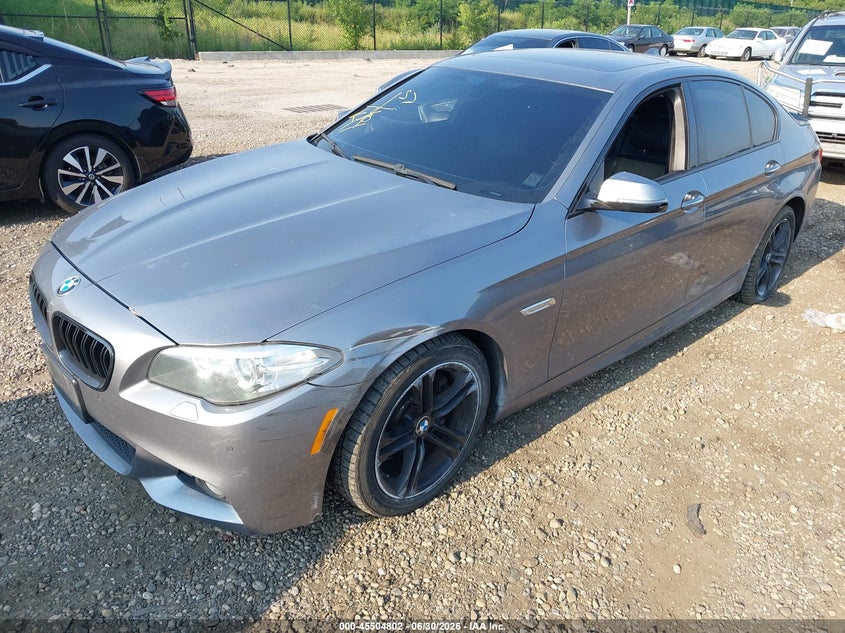 2016 BMW 5er VIN WBA5A7C52GG152461 IAAI salvage auction — FRONT & REAR, Mv-907A (New York), sold $25 on 2026-07-28 (photo 2)