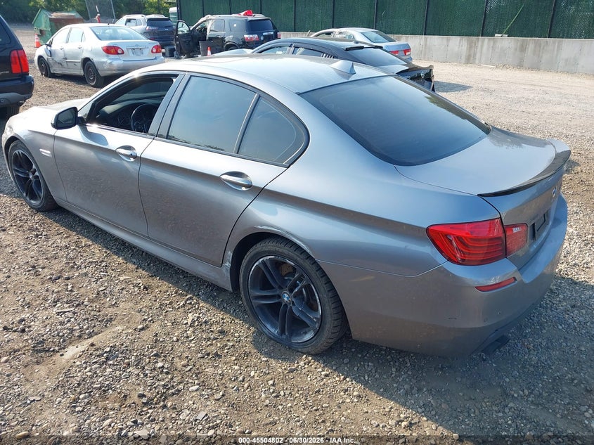 2016 BMW 5er VIN WBA5A7C52GG152461 IAAI salvage auction — FRONT & REAR, Mv-907A (New York), sold $25 on 2026-07-28 (photo 3)