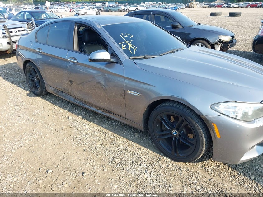 2016 BMW 5er VIN WBA5A7C52GG152461 IAAI salvage auction — FRONT & REAR, Mv-907A (New York), sold $25 on 2026-07-28 (photo 6)