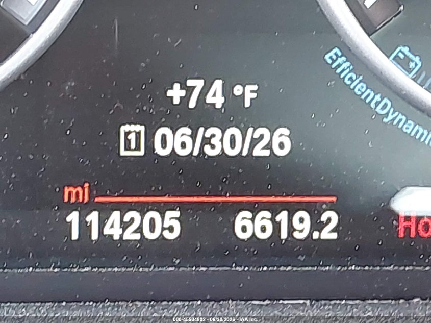 2016 BMW 5er VIN WBA5A7C52GG152461 IAAI salvage auction — FRONT & REAR, Mv-907A (New York), sold $25 on 2026-07-28 (photo 7)