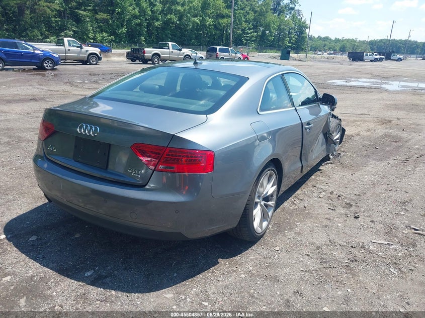 2013 Audi A5 VIN WAUVFAFR2DA044823 IAAI salvage auction — NORMAL WEAR, Clear (Maryland), sold $350 on 2026-07-15 (photo 4)