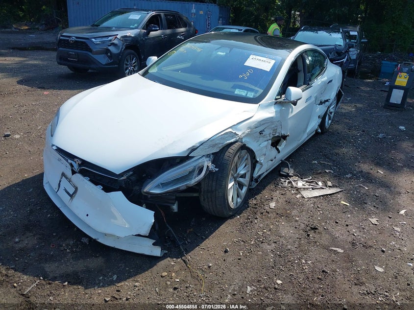 2017 Tesla Model s VIN 5YJSA1E22HF215608 IAAI salvage auction — FRONT END, Salvage Title, sold $4,125 on 2026-07-23 (photo 2)