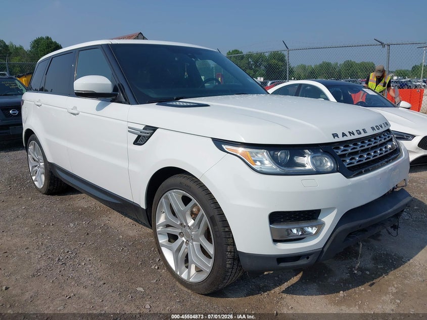 2014 Land rover Range rover sport VIN SALWR2WF9EA331449 IAAI salvage auction — LEFT FRONT, Mv-907A (New York), sold $3,700 on 2026-07-30 (photo 1)