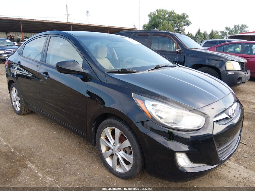 2012 Hyundai Accent VIN KMHCU4AE1CU213258 IAAI salvage auction — NORMAL WEAR, Original (Ohio), sold $500 on 2026-07-22 (photo 1)