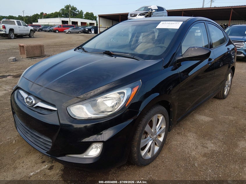 2012 Hyundai Accent VIN KMHCU4AE1CU213258 IAAI salvage auction — NORMAL WEAR, Original (Ohio), sold $500 on 2026-07-22 (photo 2)