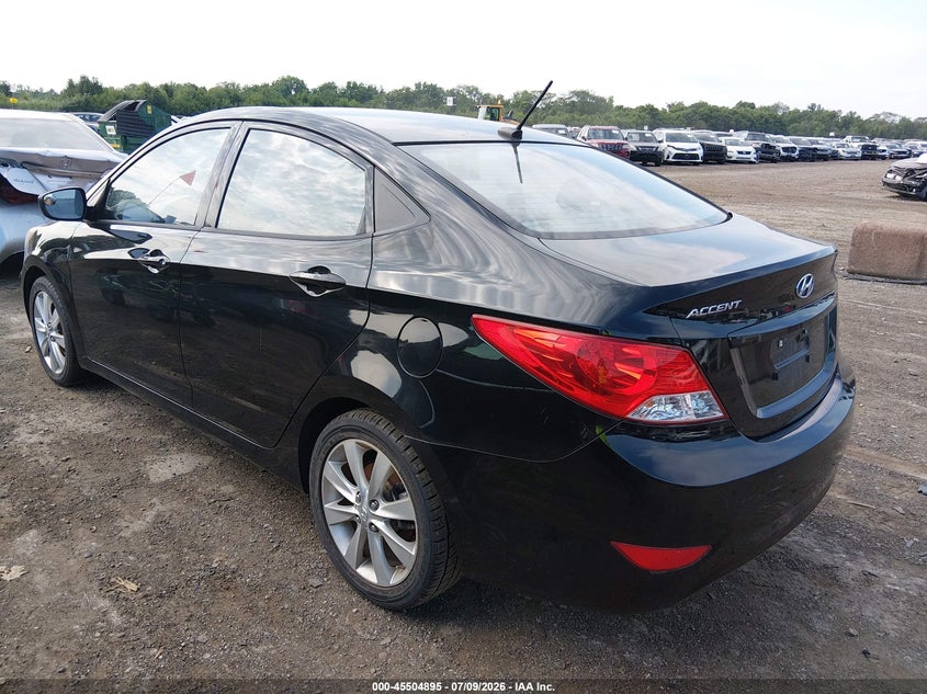 2012 Hyundai Accent VIN KMHCU4AE1CU213258 IAAI salvage auction — NORMAL WEAR, Original (Ohio), sold $500 on 2026-07-22 (photo 3)
