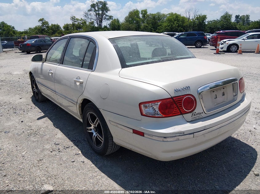 2005 Kia Amanti VIN KNALD124855067802 IAAI salvage auction — NORMAL WEAR, Clear (Florida), sold $300 on 2026-07-14 (photo 3)