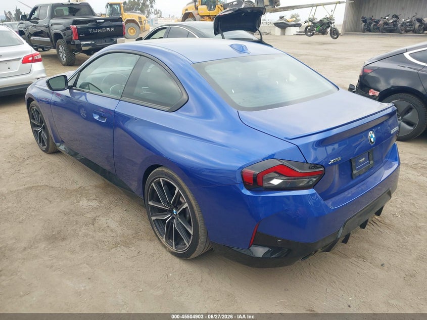 2023 BMW 2er VIN 3MW33CM00P8C81066 IAAI salvage auction — THEFT, Salvage Title - Dealer (California), sold $12,500 on 2026-07-29 (photo 3)