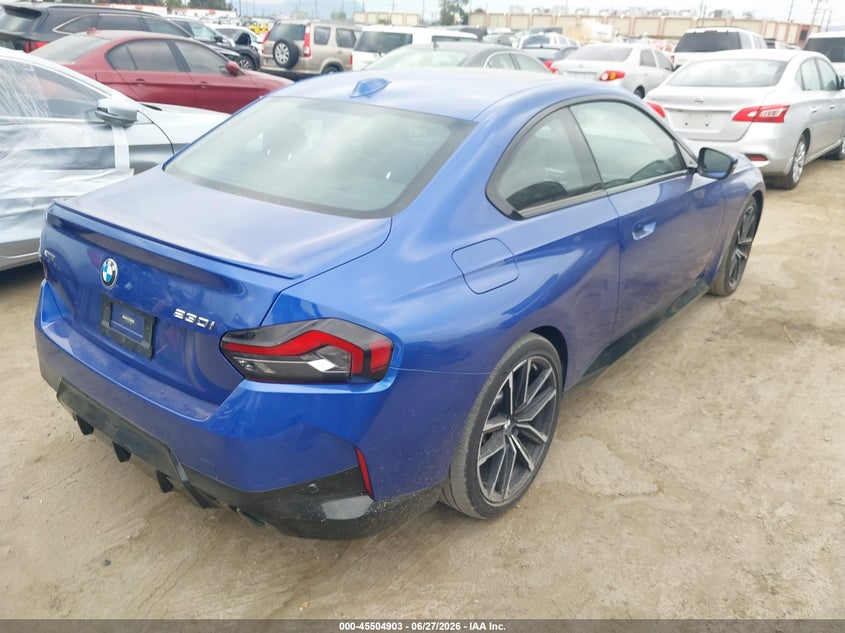 2023 BMW 2er VIN 3MW33CM00P8C81066 IAAI salvage auction — THEFT, Salvage Title - Dealer (California), sold $12,500 on 2026-07-29 (photo 4)