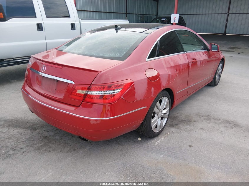 2012 Mercedes-benz E-klasse VIN WDDKJ5KB0CF159772 IAAI salvage auction — FRONT END, Original (Texas), sold $1,800 on 2026-08-13 (photo 4)