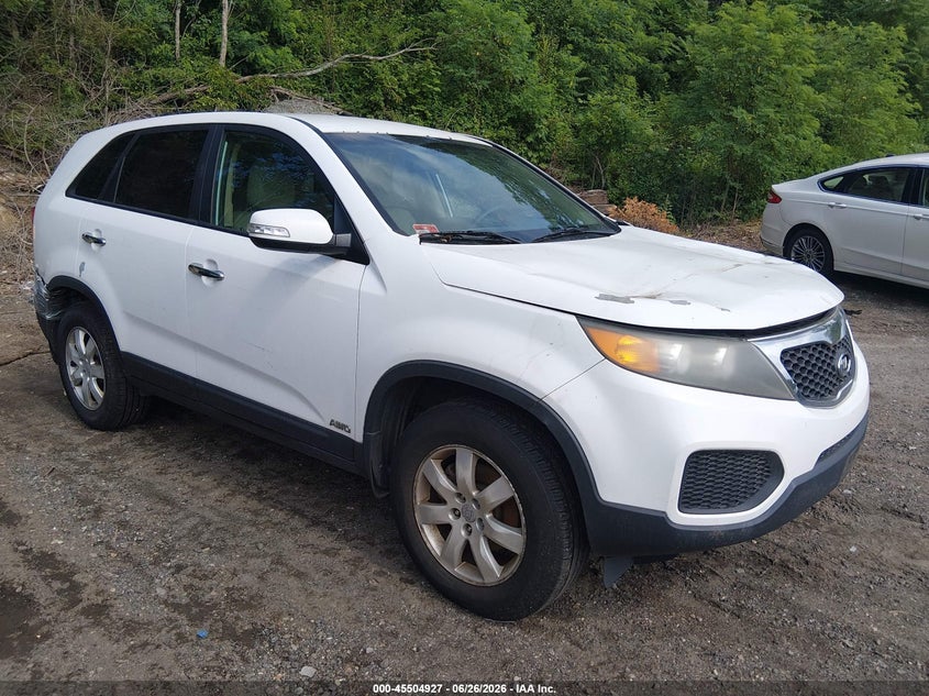 2011 Kia Sorento VIN 5XYKTCA18BG036668 IAAI salvage auction — NORMAL WEAR, Clear (Rhode Island), sold $875 on 2026-07-07 (photo 1)