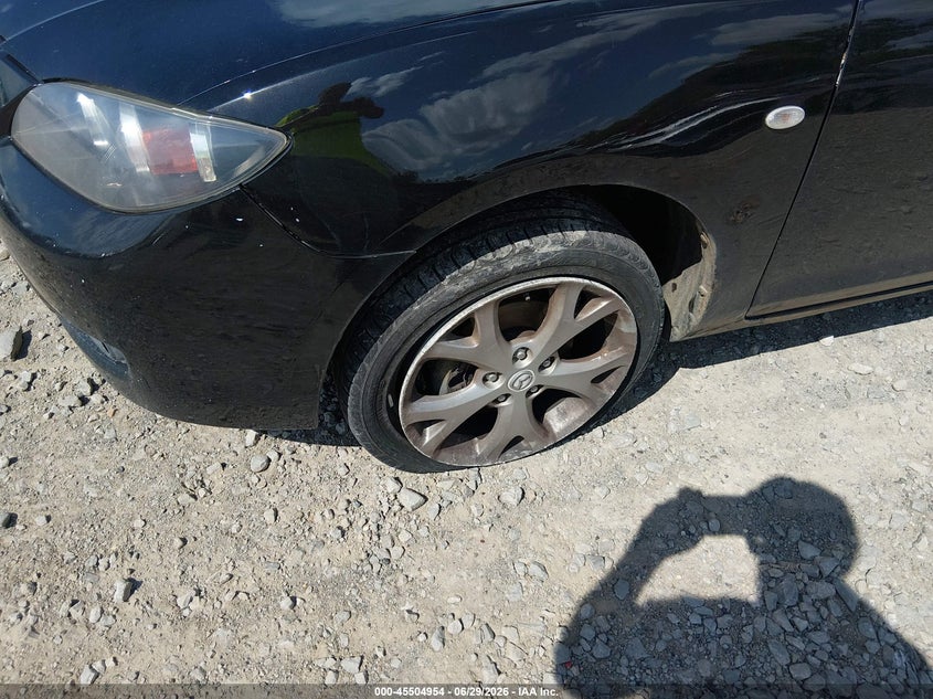 2009 Mazda 3 VIN JM1BK32F391215837 IAAI salvage auction — LEFT SIDE, Salvage (Tennessee), sold $50 on 2026-07-30 (photo 6)