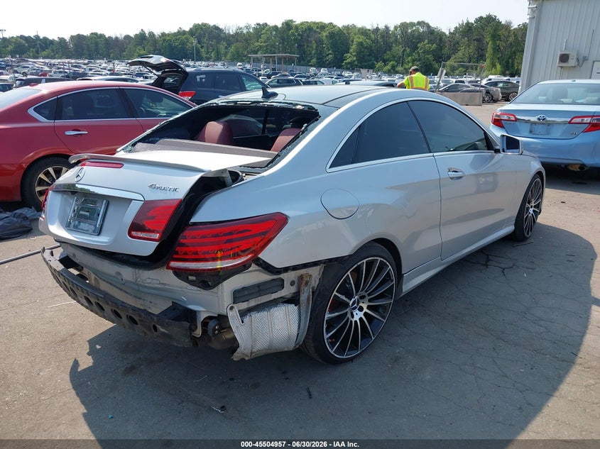 2016 Mercedes-benz E-klasse VIN WDDKJ6HB0GF328448 IAAI salvage auction — REAR END, Salvage (Pennsylvania), sold $2,000 on 2026-07-28 (photo 4)