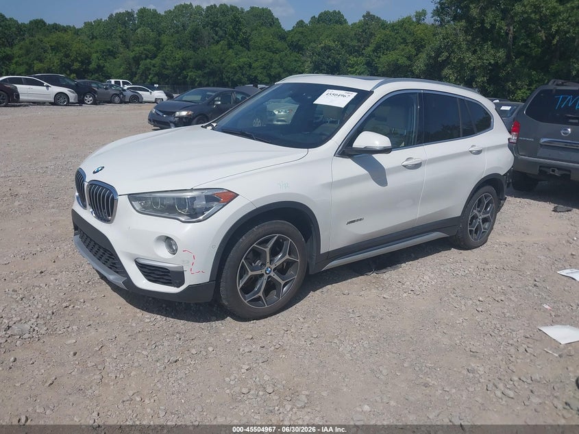 2017 BMW X1 VIN WBXHT3C31H5F84673 IAAI salvage auction — REAR END, Salvage Title, sold $3,850 on 2026-07-16 (photo 2)
