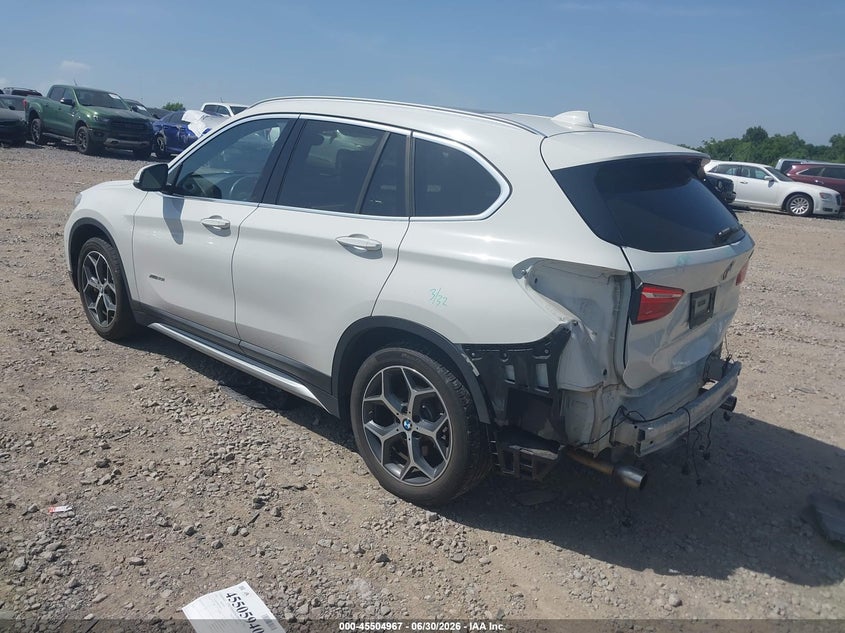 2017 BMW X1 VIN WBXHT3C31H5F84673 IAAI salvage auction — REAR END, Salvage Title, sold $3,850 on 2026-07-16 (photo 3)