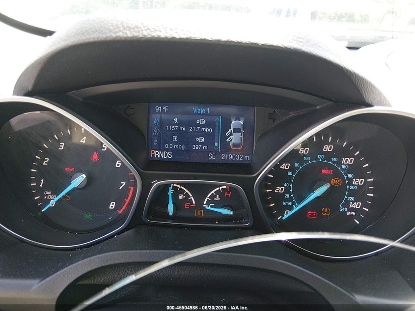 2015 Ford Escape VIN 1FMCU9G99FUC56791 IAAI salvage auction — LEFT SIDE, Salvage (North Carolina), sold $550 on 2026-07-19 (photo 7)