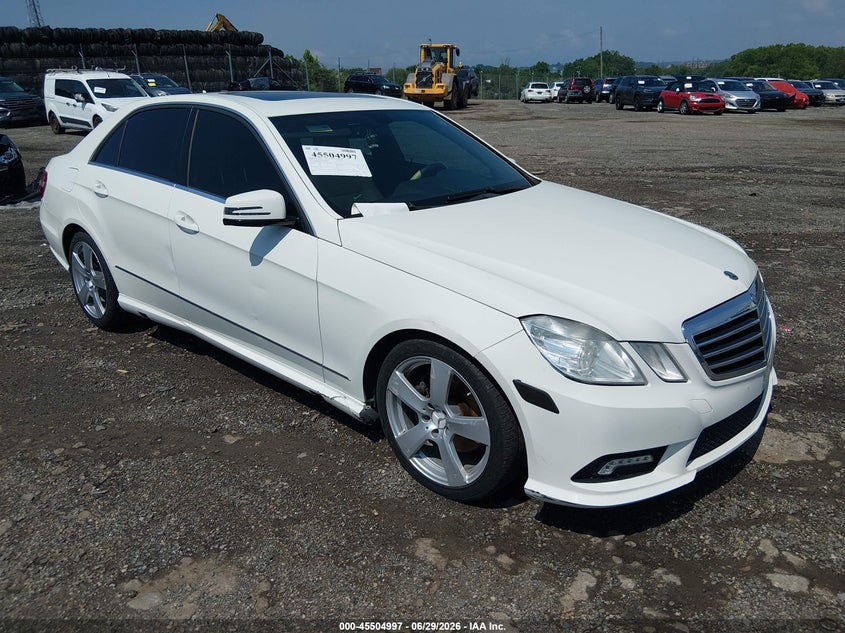 2010 Mercedes-benz E-class VIN WDDHF8HB3AA109592 IAAI salvage auction — NORMAL WEAR, Clear (Pennsylvania), sold $200 on 2026-07-10 (photo 1)