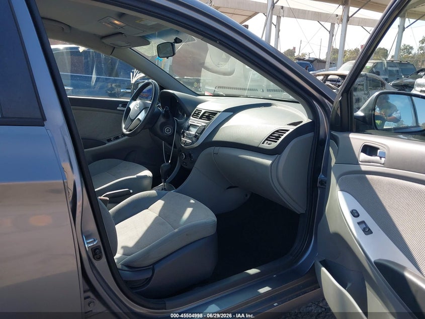 2013 Hyundai Accent VIN KMHCT4AE7DU549484 IAAI salvage auction — REAR END, Salvage Title, sold $975 on 2026-07-15 (photo 5)