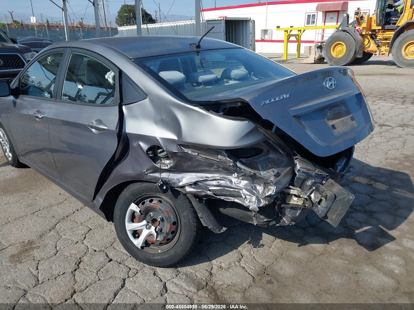 2013 Hyundai Accent VIN KMHCT4AE7DU549484 IAAI salvage auction — REAR END, Salvage Title, sold $975 on 2026-07-15 (photo 6)