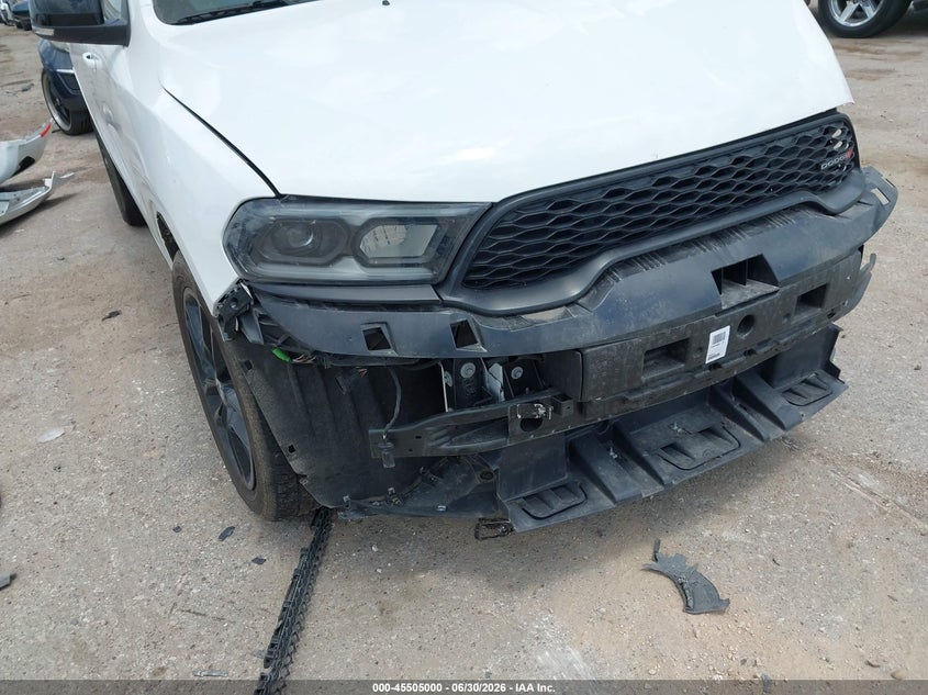 2023 Dodge Durango VIN 1C4RDHDG0PC624925 IAAI salvage auction — FRONT END, Original (Texas), sold $7,525 on 2026-08-28 (photo 6)