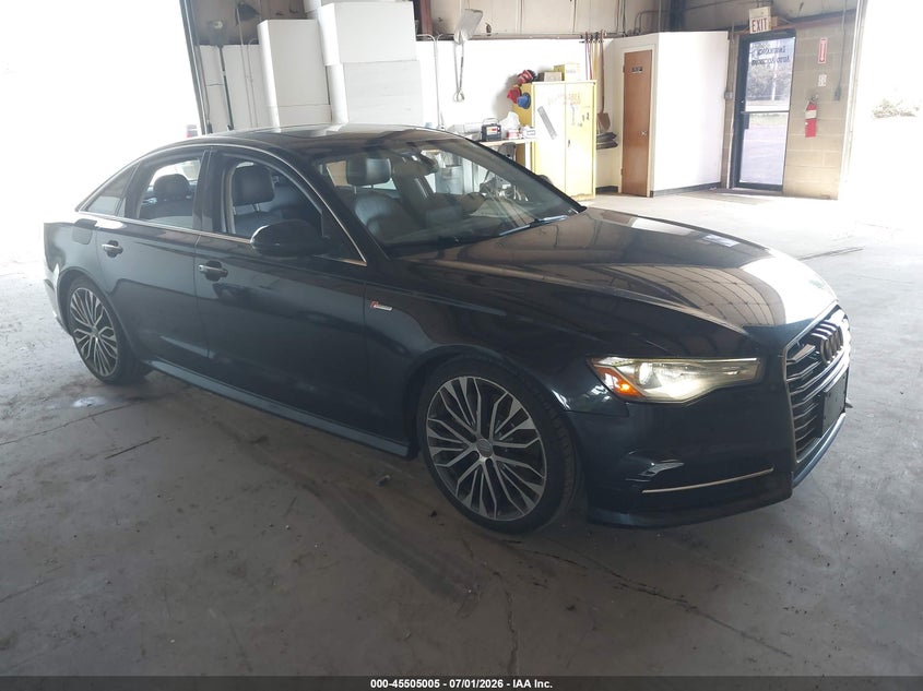 2016 Audi A6 VIN WAUFGAFC1GN003187 IAAI salvage auction — NORMAL WEAR, Clear (Illinois), sold $1,375 on 2026-07-27 (photo 1)