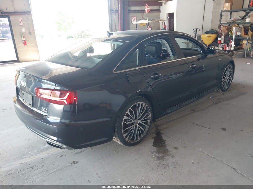 2016 Audi A6 VIN WAUFGAFC1GN003187 IAAI salvage auction — NORMAL WEAR, Clear (Illinois), sold $1,375 on 2026-07-27 (photo 4)