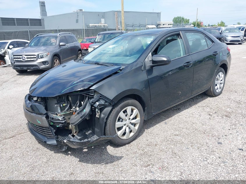 2016 Toyota Corolla VIN 5YFBURHE3GP489205 IAAI salvage auction — FRONT END, Clear (Michigan), sold $2,150 on 2026-07-23 (photo 2)