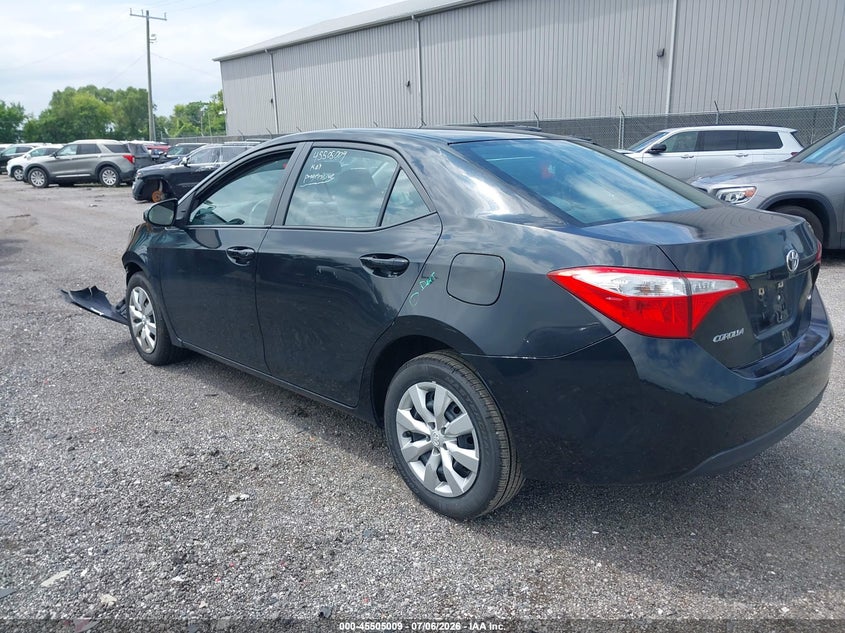 2016 Toyota Corolla VIN 5YFBURHE3GP489205 IAAI salvage auction — FRONT END, Clear (Michigan), sold $2,150 on 2026-07-23 (photo 3)