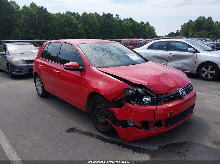 2014 Volkswagen Golf VIN WVWDB7AJ6EW001654 IAAI salvage auction — FRONT END, Salvage (Idaho), sold $250 on 2026-08-05 (photo 1)