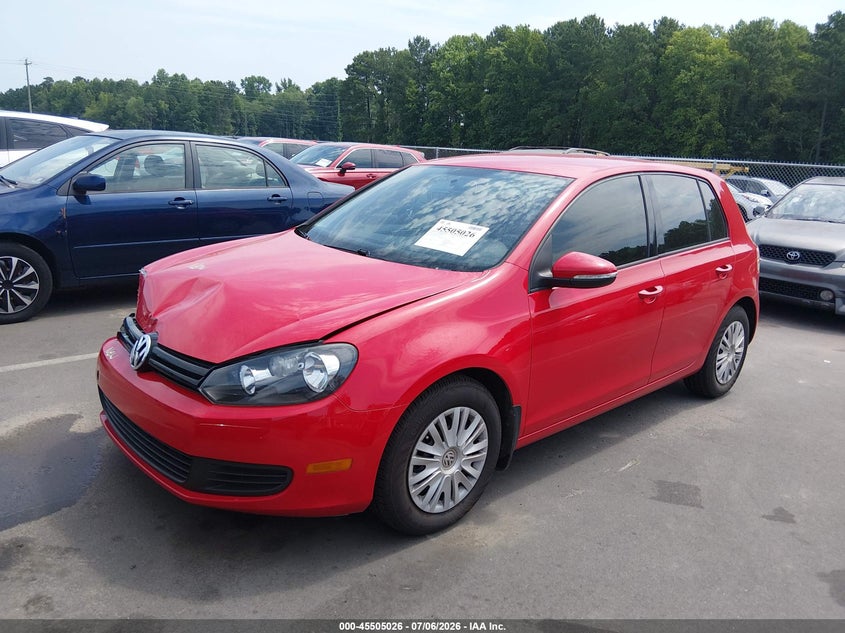 2014 Volkswagen Golf VIN WVWDB7AJ6EW001654 IAAI salvage auction — FRONT END, Salvage (Idaho), sold $250 on 2026-08-05 (photo 2)