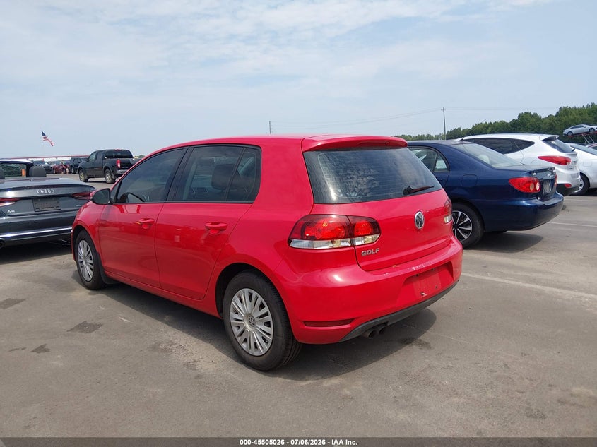 2014 Volkswagen Golf VIN WVWDB7AJ6EW001654 IAAI salvage auction — FRONT END, Salvage (Idaho), sold $250 on 2026-08-05 (photo 3)