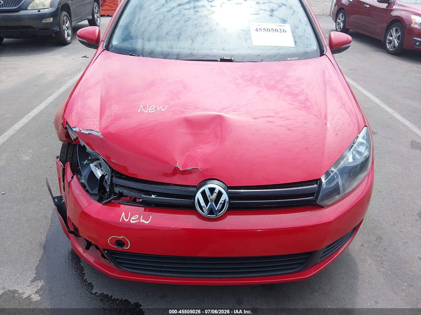 2014 Volkswagen Golf VIN WVWDB7AJ6EW001654 IAAI salvage auction — FRONT END, Salvage (Idaho), sold $250 on 2026-08-05 (photo 6)