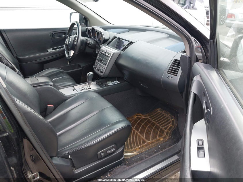 2003 Nissan Murano VIN JN8AZ08W33W237641 IAAI salvage auction — NORMAL WEAR, Clear (Washington), sold $375 on 2026-07-08 (photo 5)